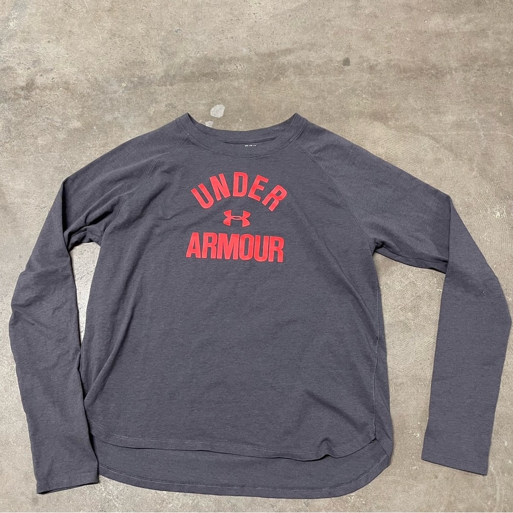 Under Armour Gray Long Sleeve Shirt
